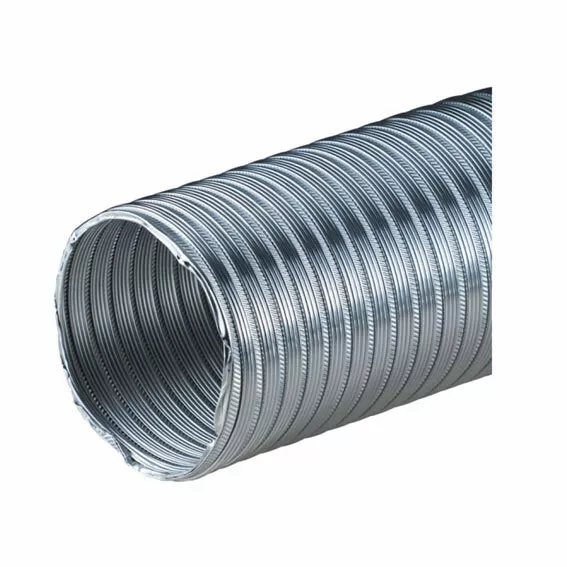 Aluminium Flexible Hose 4" / 100mm - 1.25m Alloy Air Ducting Tube Pipe Flexipipe