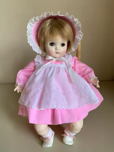 Vintage Large Madame Alexander Mommie’s Pet Baby Doll Pink All Original Box 7135