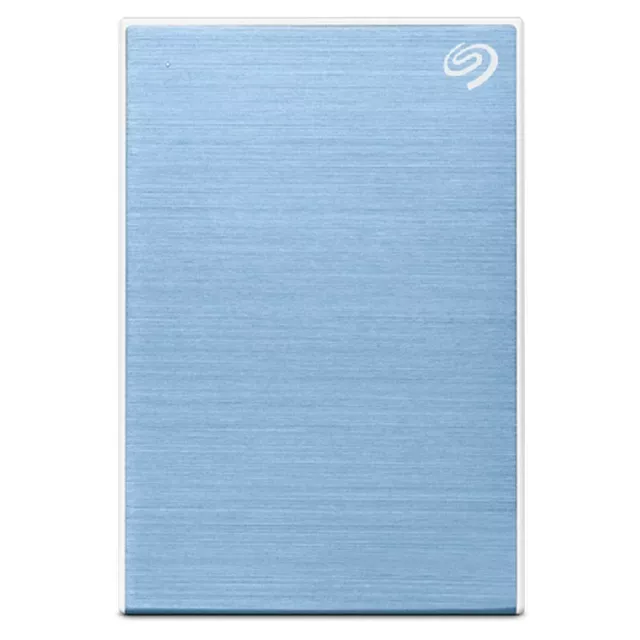 O-Seagate 5TB One Touch External Portable HDD with Password Protection - Blue