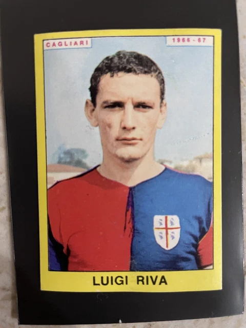 Carte Panini Calciatori Campioni Dello Sport 1970-71 #96 Luigi Riva - état Neuf (mint) - Italie