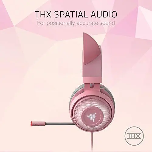 Pink green purple Cat Kitty Ears for Razer Kraken 2019 Kraken TE V2  Headsets