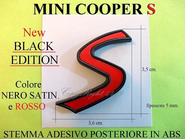 Audi 8S0071801 Anelli Del Marchio Black Edition – Nero Lucido Per Cofano, Adesivi Originali Per TT E TTS (2019)
