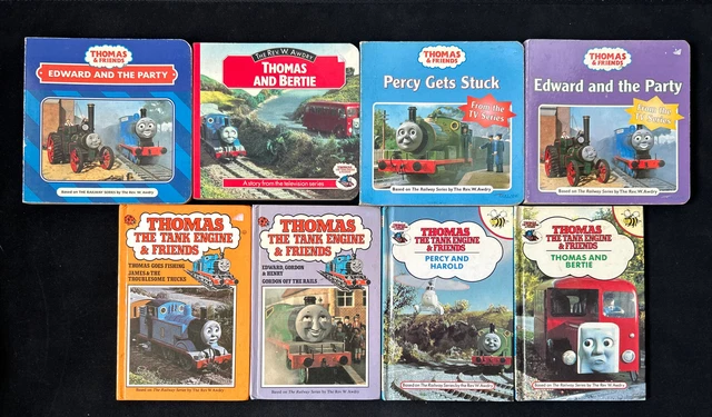 VINTAGE CHILDREN'S BOOKS Thomas the tank Engine and friends x 8 ...