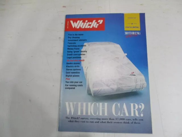 February 1992, WHICH MAGAZINE, Smoke Alarms, Digital Pianos, Electric Drills.