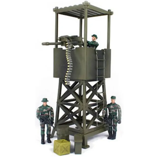 World Peacekeepers Army Military Lookout Tower and Figures 3