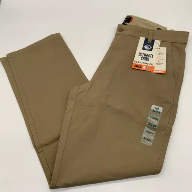 Dockers Men's Straight Fit Smart 360 Flex Ultimate Chino Pants -34 x 32