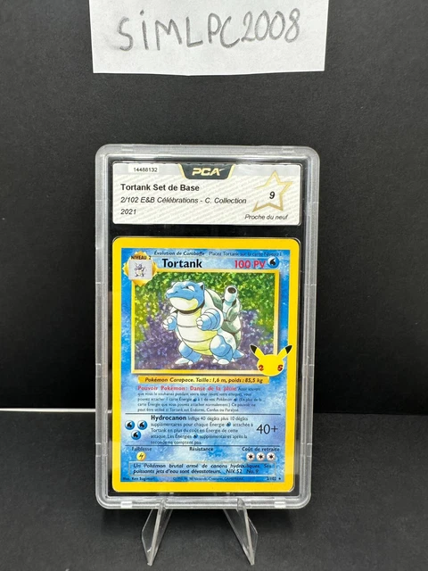 Coffret 10 Cartes Pokémon Tortank Holo - Collection 25 Ans Épée Et Bouclier - Célébrations - Françaises