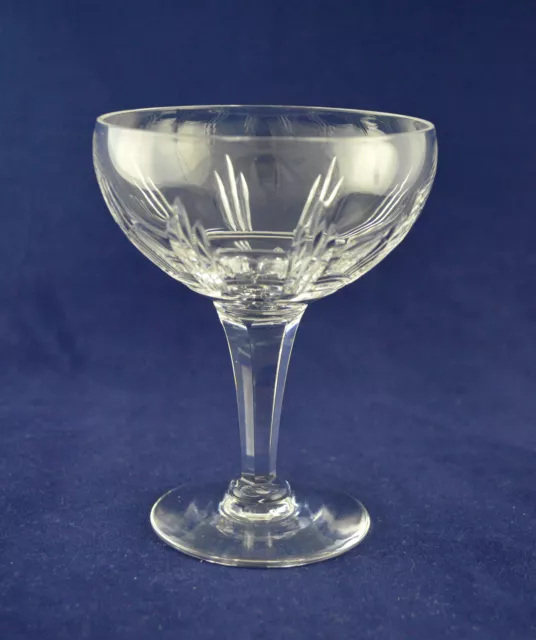 Stuart Crystal “ST JAMES” Champagne Glass / Saucer – 11.6cms (4-1/2″) Tall