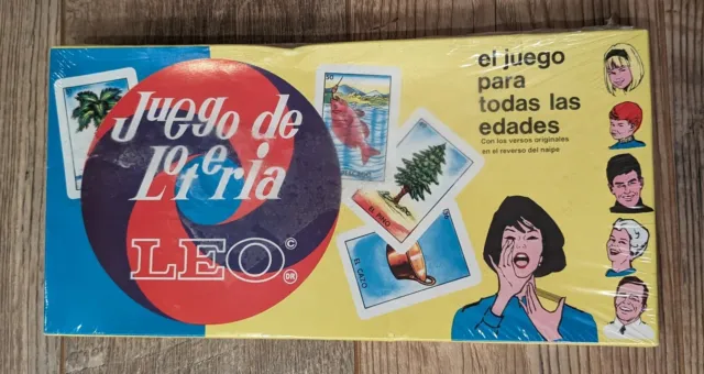 Authentic Juego De Loteria Leo Mexican Bingo Game Box Set New And Factory Sealed