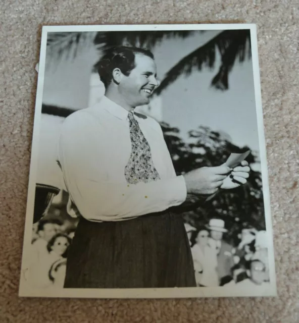 Golf Pga Ralph Guldahl  Hall Of Fame Photo Original Professional Vintage