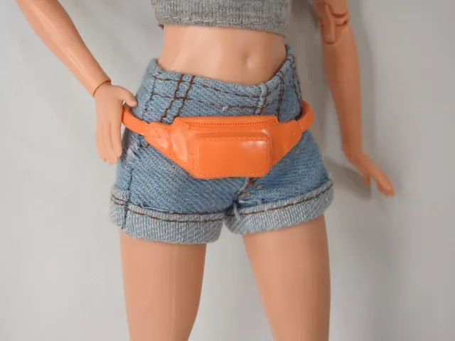 Mix & Match Barbie Doll Accessories Orange Bum Bag / Fanny Pack
