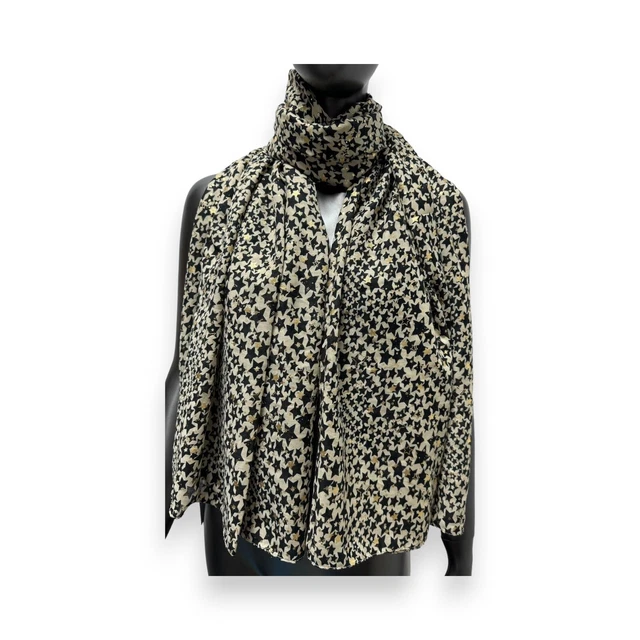 Foulard En Soie Vintage à Motifs étoiles Colorées - Style Bandana/dalmatien