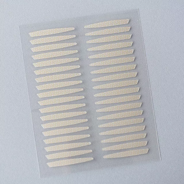 180PC Eyelid Tape Sticker Invisible Double Fold Eyelid Lace Paste Clear Beige