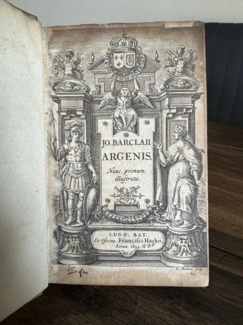 Seltenes Antikes Buch 1659 Jo. ARGENIS Nunc primum illustrata!!
