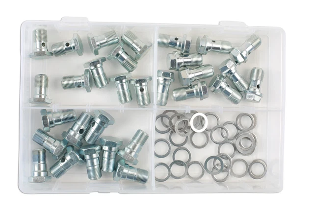 Connect 34158 Frein Tuyau Banjo Boulon M12 Set 60pc
