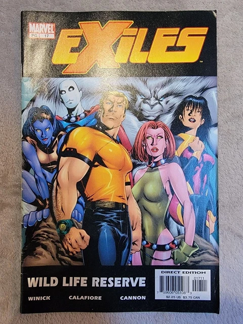 Exiles (2001) #17 | VF Judd Winick BAG AND BOARD Comic Book