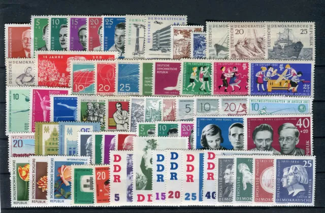 DDR Jahrgang 1961 postfrisch  komplett (G1630)