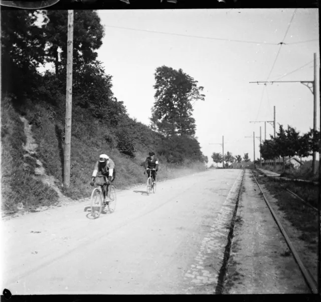 LONGWY 1911 - Négatif Verre - Arrivée du Tour de France - 1272-10