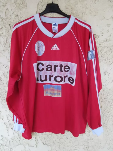 Maillot COUPE DE FRANCE porté n°14 ADIDAS vintage CARTE AURORE shirt rouge XL