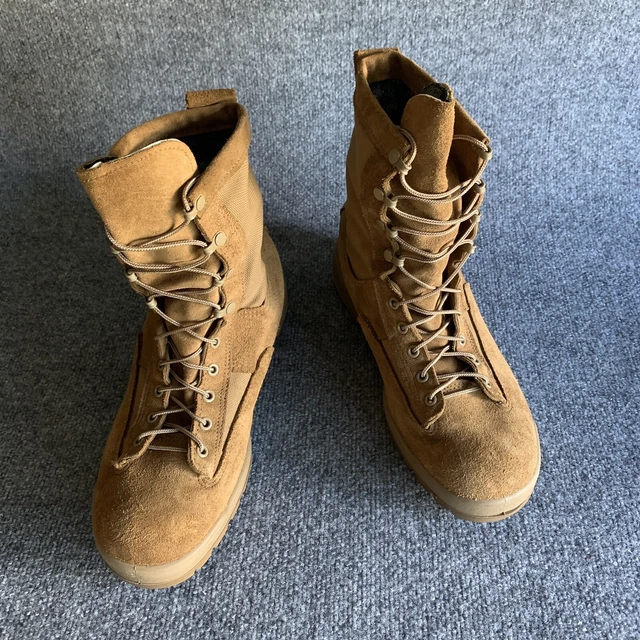 MCRAE MENS DESERT Combat Boots Waterproof GoreTex Tan Leather USGI