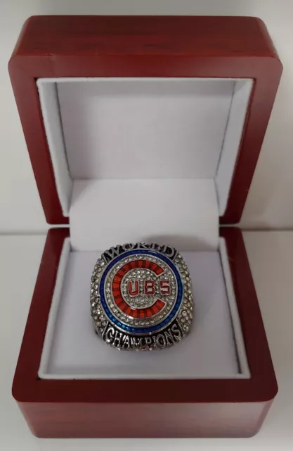 Kyle Schwarber - 2016 Chicago Cubs World Series Ring With Wooden Display Box