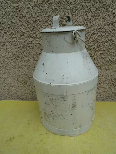 Ancien bidon de lait en aluminium Japy 20L