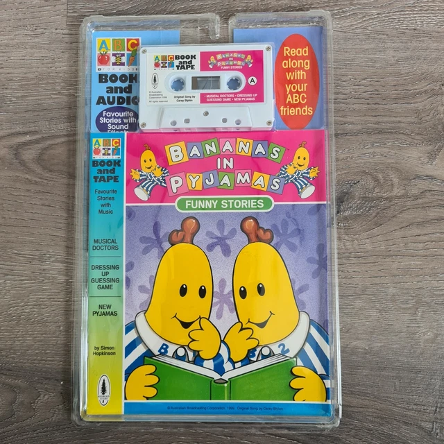 VINTAGE BANANAS IN Pyjamas ABC Book and Audio Cassette Tape Funny