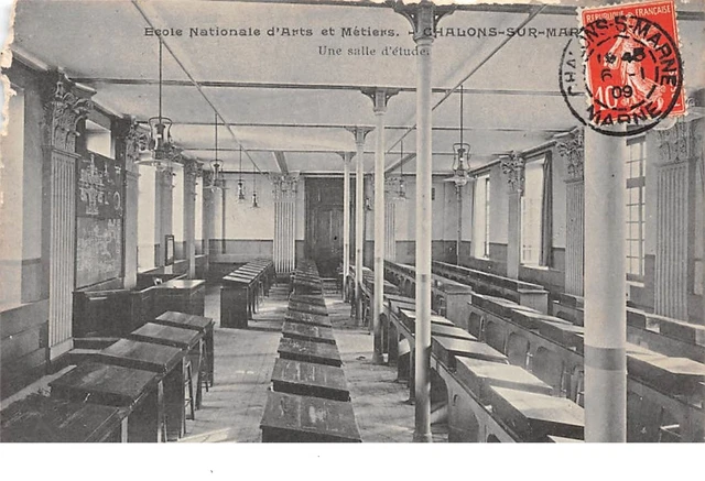 51. n°205569. milestones on marl. arts & crafts school. a study room