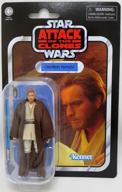 Action Figure Star Wars Obi-Wan Kenobi L'Attacco Dei Cloni Collezione Vintage