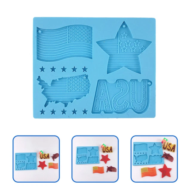 Moule En Silicone En Forme D'étoile à 5 Branches Pour Bougeoirs Et Décorations