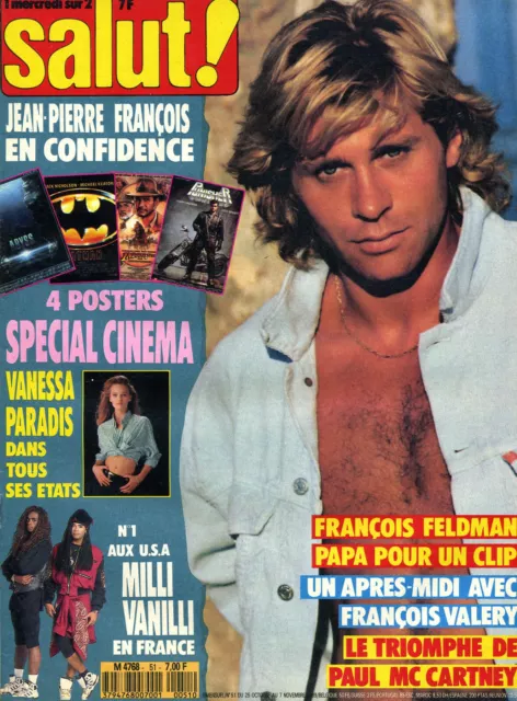 Magazine SALUT n°51, Jean Pierre FRANCOIS, Vanessa PARADIS, Johnny HALLYDAY.