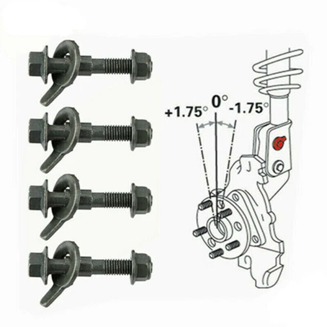 Rational Design Kit allineamento correzione Camber 12 mm adatto per la maggior parte dei veicoli