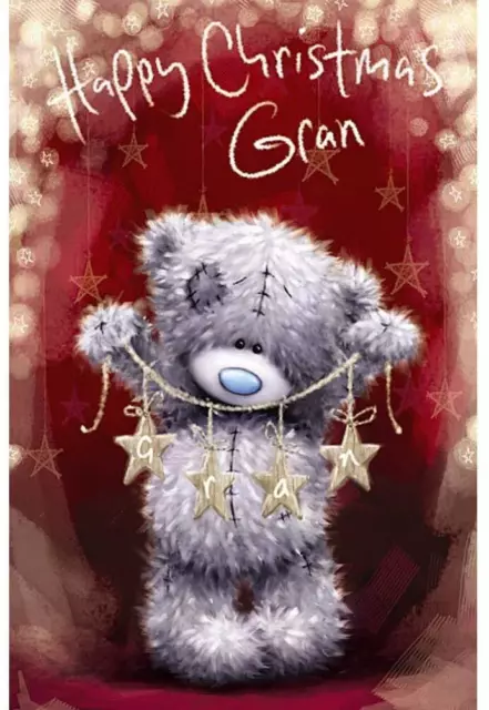 Gran Me To You Carte Blanche Bear Tatty Teddy Christmas Card
