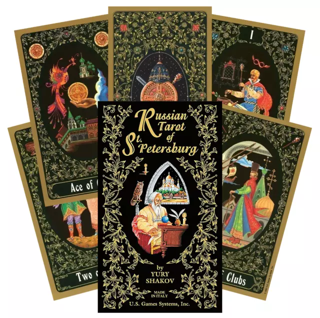 Russian Tarot Of St. Petersburg Karten Deck Yury Shakov Us Games Systems RTS78