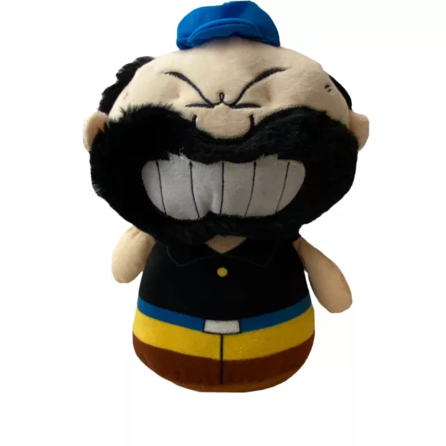 Kellytoy Popeye Bluto Plush Stuffed Toy 10" No Legs Nemesis Brutus Olive Chaser