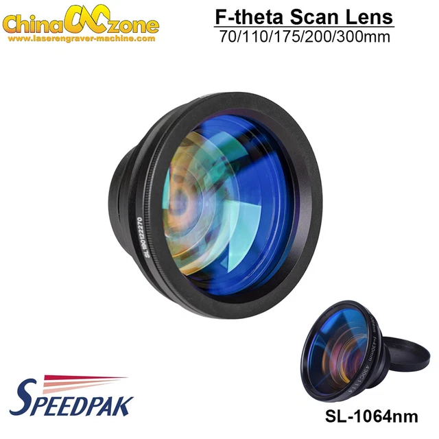 70-300mm SL-1064nm F-theta Scan Lens Field Lens For Fiber Laser Marking Machine