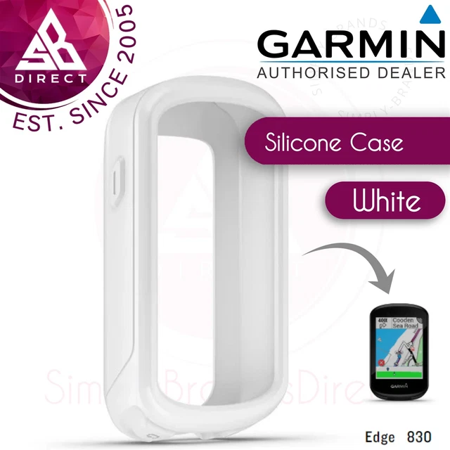 Garmin Silicone Protective Case│For Edge 830 - Bundle GPS Bike Computer│White