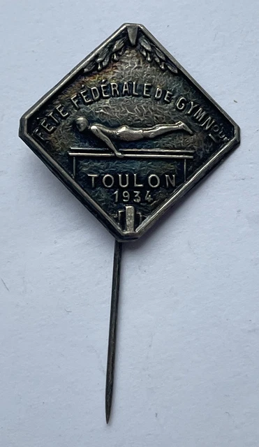 Insigne écusson Ancien Football EM Etoile De Montety - Toulon 1950 - Original France