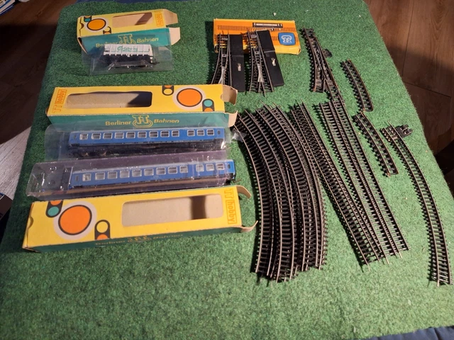 BERLINER BAHNEN TT 1:120 Vintage Rare hobby train TT Steam lok GDR Set BR 81 EUR 145,31 - FR
