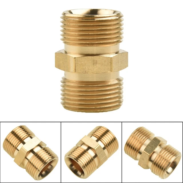 Adaptateur Laiton M22 - Filetage Femelle 1/4", Dimensions 22x12x29mm, Neuf