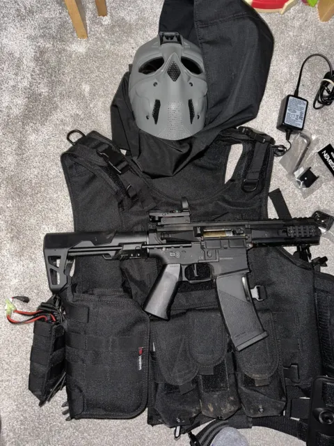 complete airsoft setup with everything you need Contact me with questions
