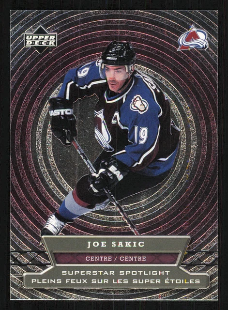 Mcd Ss2 2007-08 MCDONALD'S UPPER Deck Superstar Spotlight #SS2 Joe Sakic EUR 5 ...