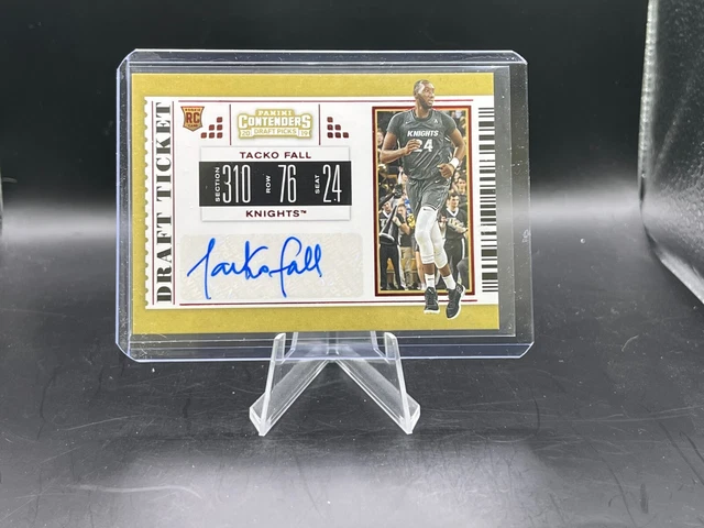 2019 Panini Contenders Draft Picks Red Foil Tacko Fall RC Autograph Auto #118
