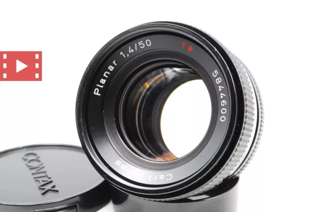 [Near MINT] Contax Carl Zeiss Planar T* 50mm f/1.4 AEJ Lens C/Y Mount From JAPAN