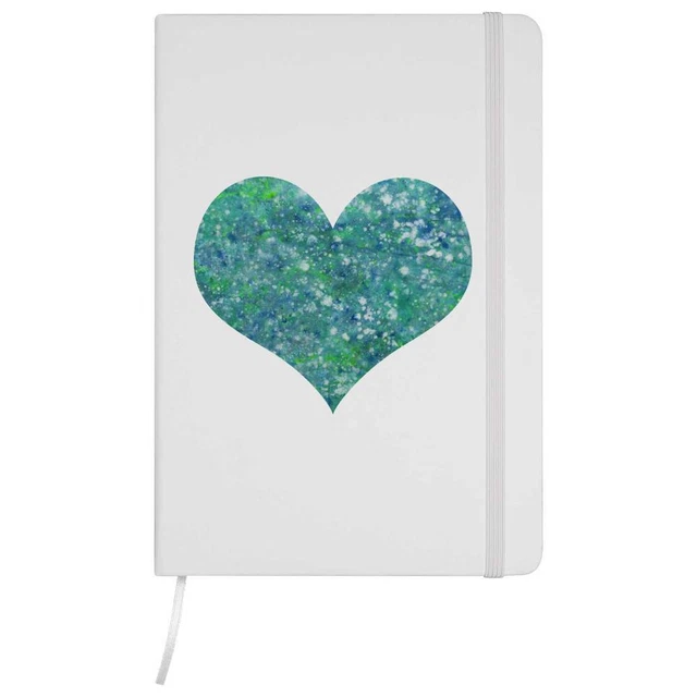 Filofax 115039 Cuaderno A5 Impressions - Azul Y Blanco, Piel Sintética, Espiral A Color