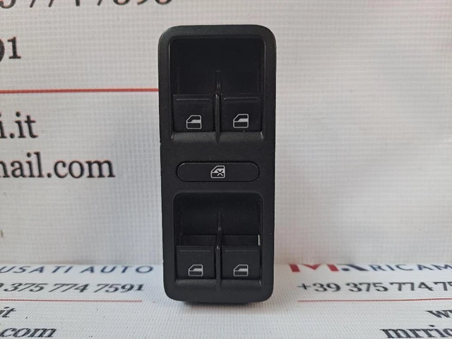 Pulsantiera alzacristalli 1K4959857B Volkswagen Golf Mk5 03-08 usata (52995