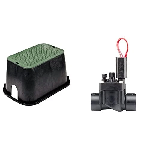 15 In. X 10 In. X 1.75 In. Square Meter Valve Box Black Lid