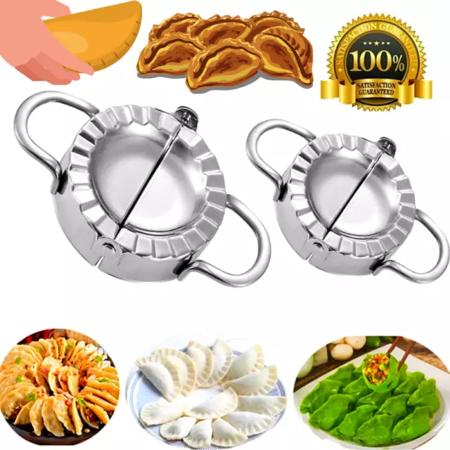 Stainless Steel Dumpling Mould Cutter Ravioli Pie Mold Pastry Tool Dough Maker 2