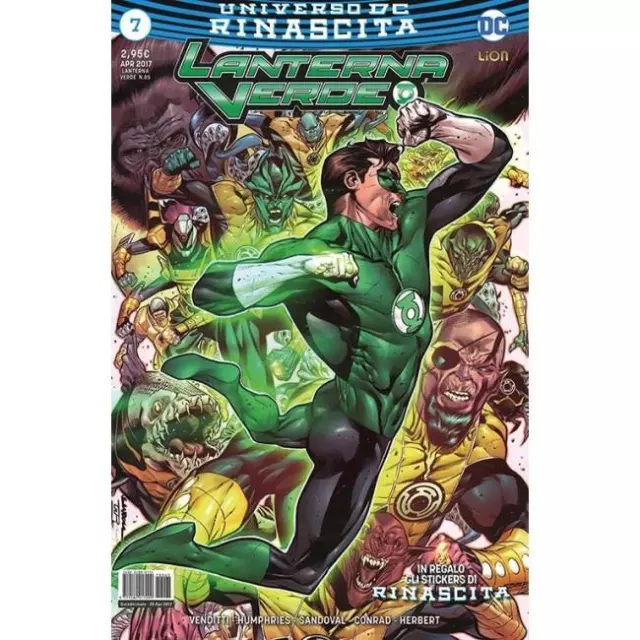 Lanterna Verde Rinascita 7 - Mensile 85 - Rw Lion - Dc Comics Italiano - Nuovo