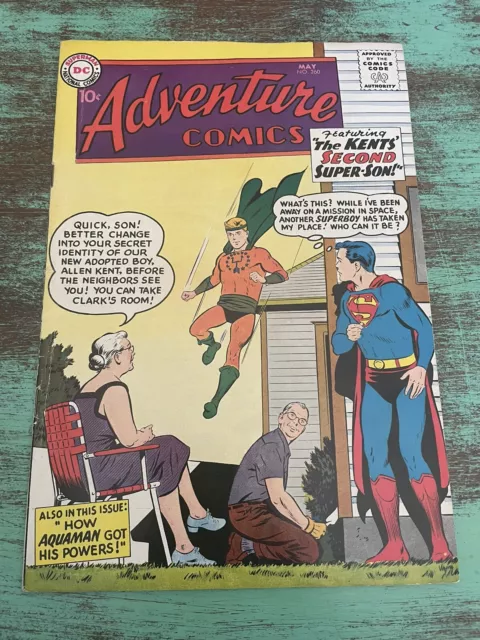 Adventure Comics #260 FN- 1st Silver Age Origin Aquaman DC Comic 1959